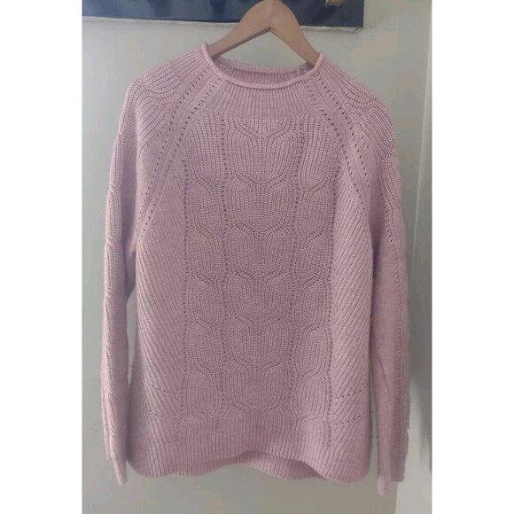 Talbots Sweaters - Talbots Cable Knit Wool Blend Sweater